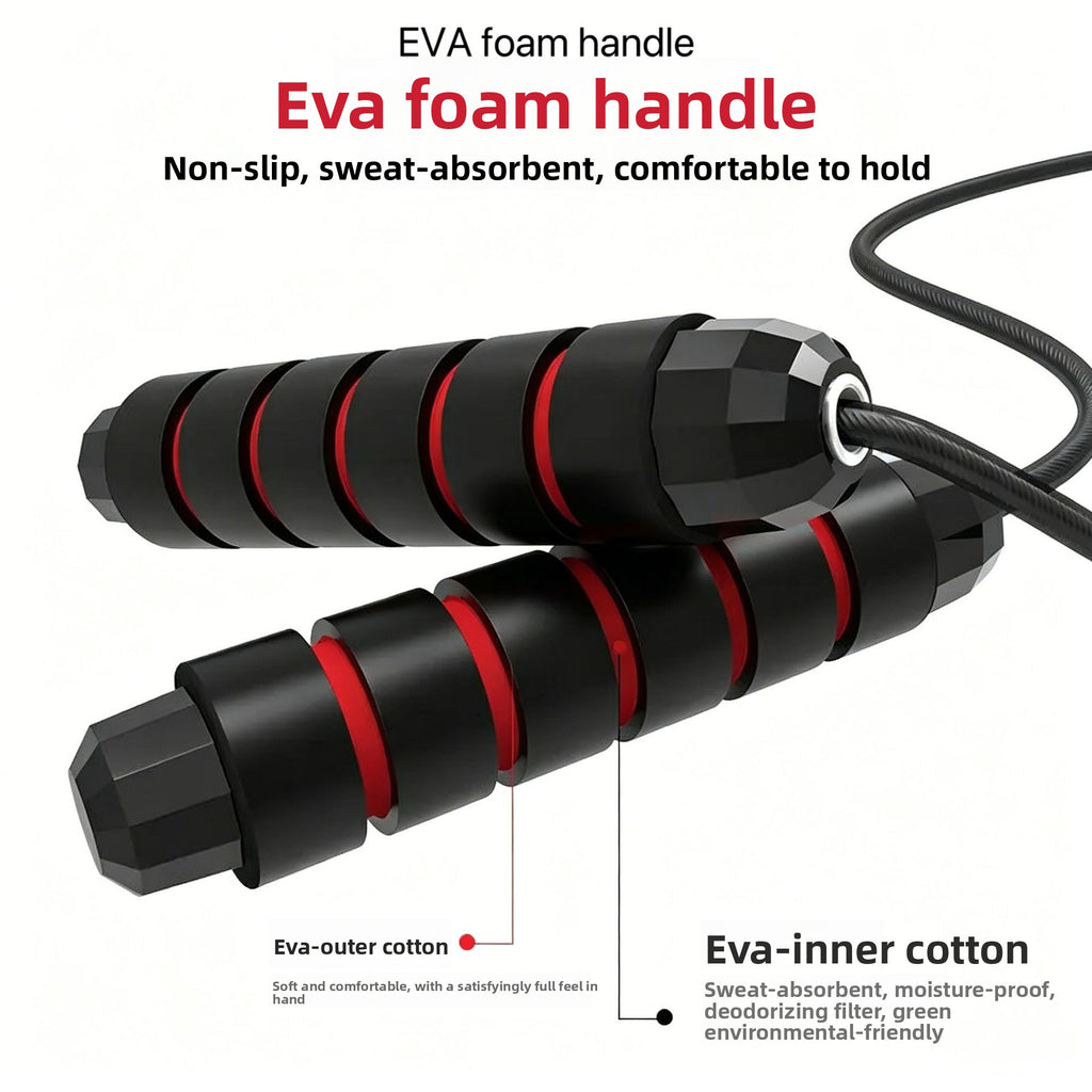 Adjustable Speed Jump Rope – Steel Wire with Ball Bearings