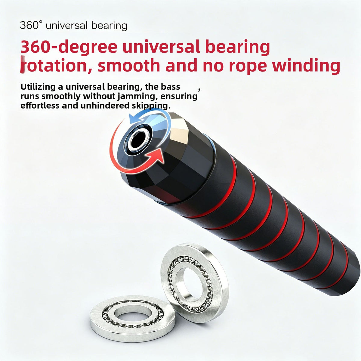 Adjustable Speed Jump Rope – Steel Wire with Ball Bearings