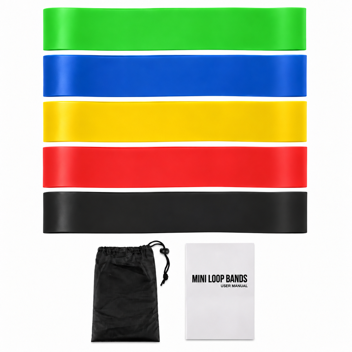 Fitness Resistance Loop Bands for Strength Training & Home Workouts