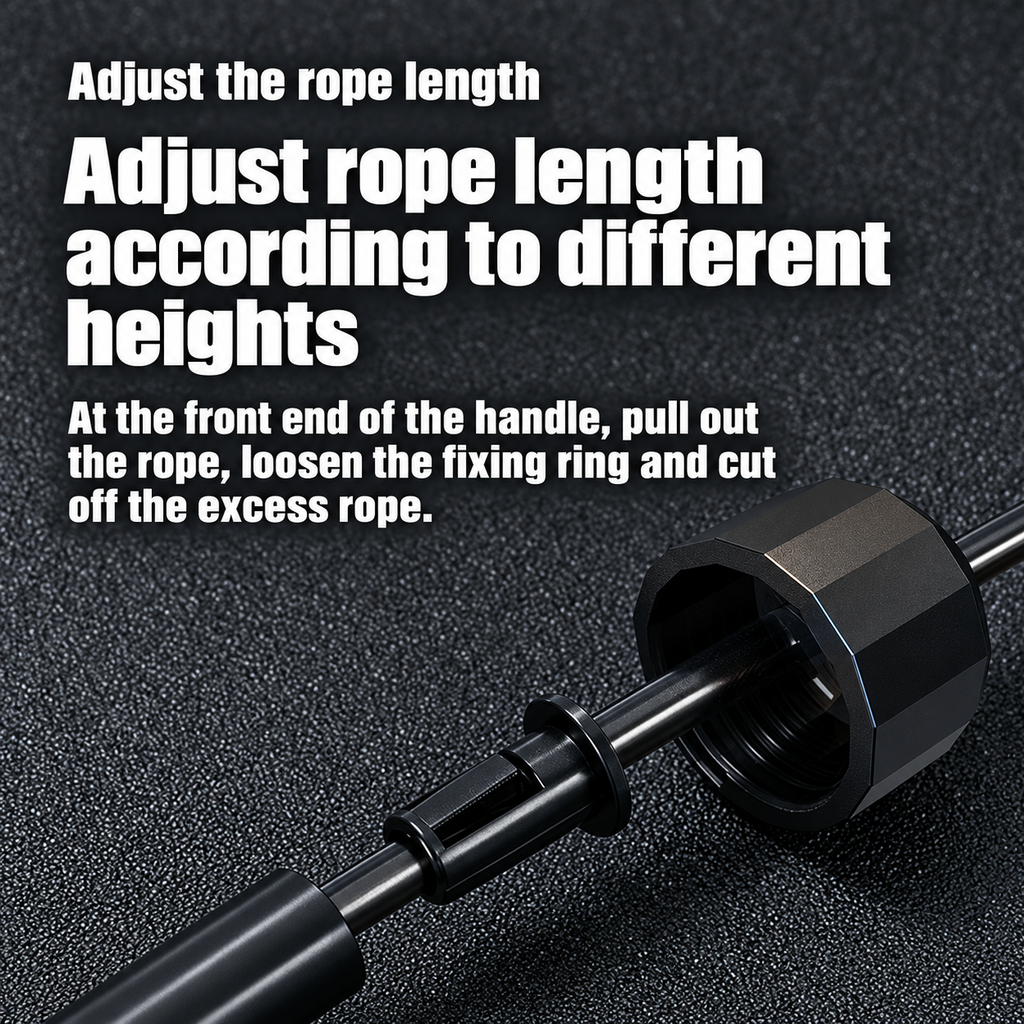 Adjustable Speed Jump Rope – Steel Wire with Ball Bearings