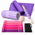 Yoga & Pilates Set – Resistance Bands & Recovery Kit – Purple